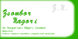zsombor magori business card